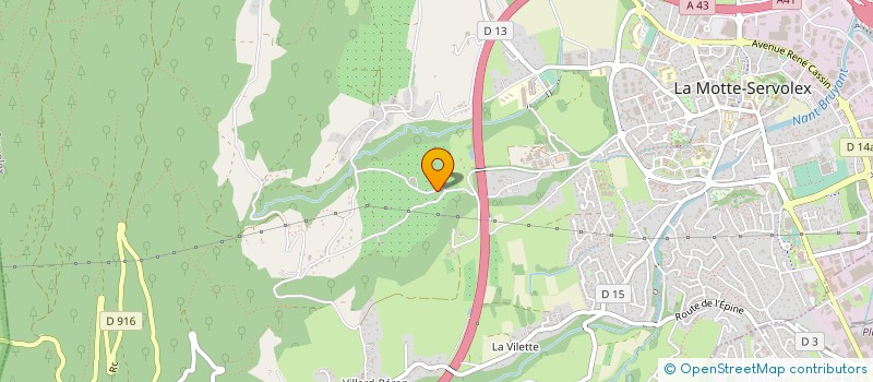 localisation de l'entreprise LAJMC  LA MOTTE-SERVOLEX