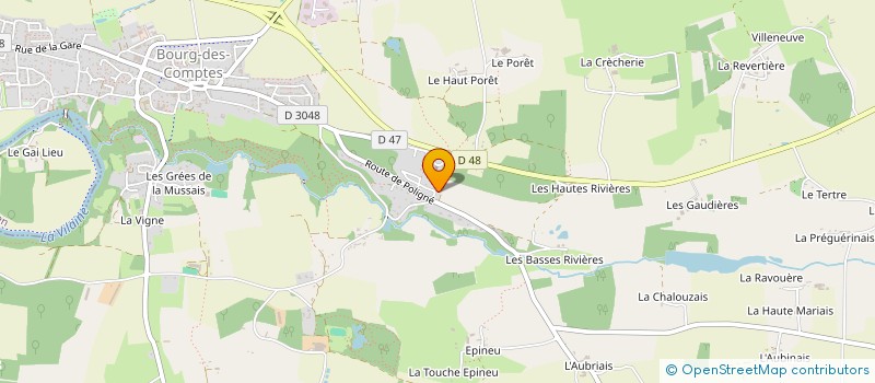 localisation de l'entreprise LAJMH  BOURG-DES-COMPTES