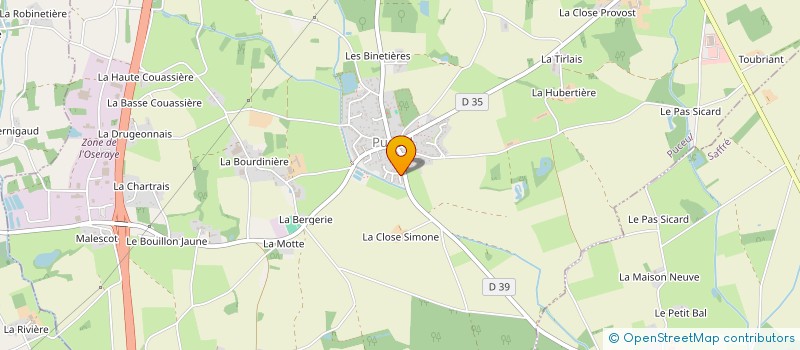 localisation de l'entreprise LAJNEF  PUCEUL