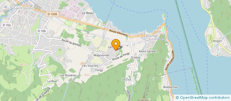 localisation de l'entreprise LAJOIE FAMILY  DUINGT