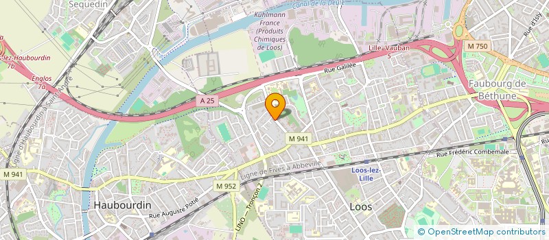 localisation de l'entreprise LAJOLAMA  LOOS