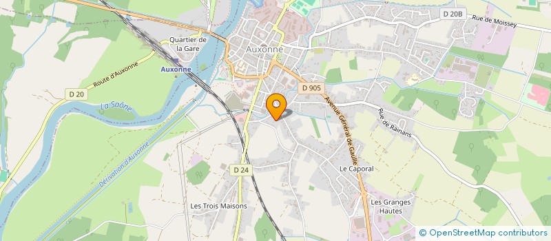 localisation de l'entreprise LAJOLOIN 21  AUXONNE