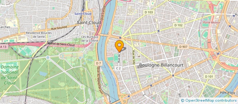 localisation de l'entreprise LAJOUA à BOULOGNE-BILLANCOURT