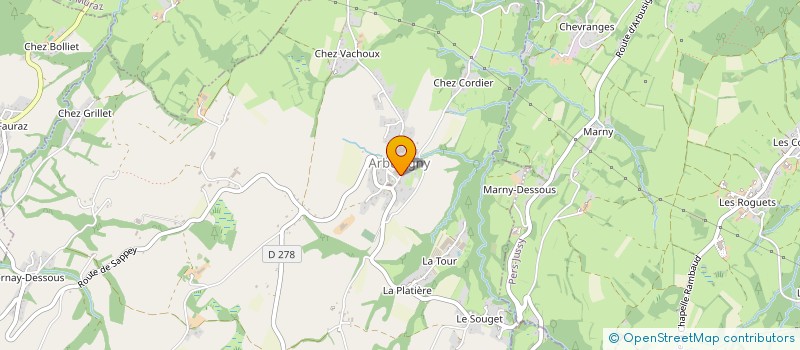 localisation de l'entreprise LAJULEPAB  ARBUSIGNY