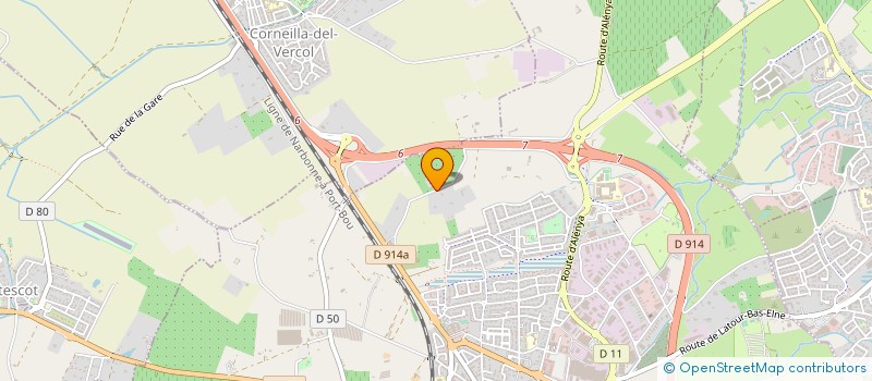 localisation de l'entreprise LAJUPI  ELNE