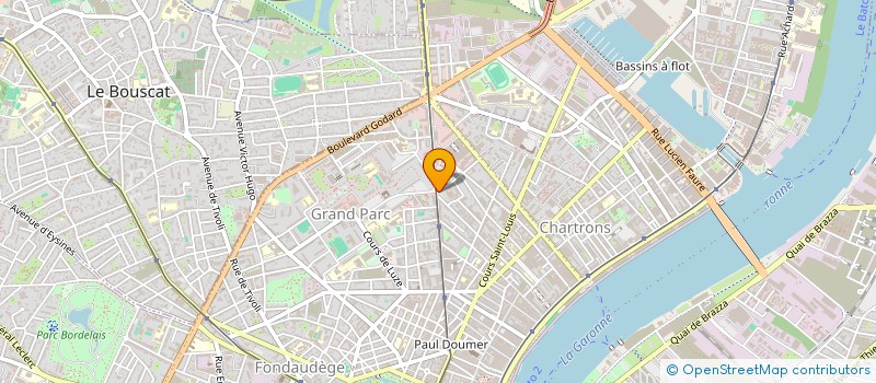 localisation de l'entreprise LAJUS-VANDERLYNDEN  BORDEAUX