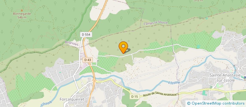 localisation de l'entreprise LAJV  FORCALQUEIRET