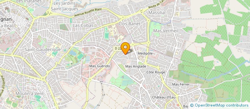 localisation de l'entreprise LAK  CABESTANY