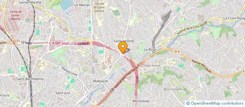 localisation de l'entreprise LAK à MARSEILLE