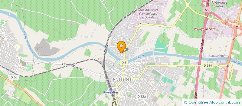 localisation de l'entreprise LAK BATIMENT  RIVESALTES