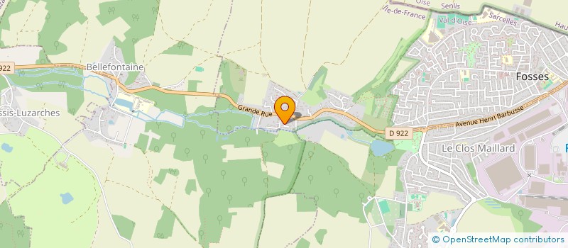 localisation de l'entreprise LAK CONSULTING  FOSSES