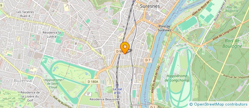 localisation de l'entreprise LAK SCI à SURESNES