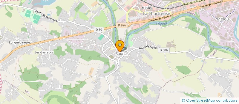 localisation de l'entreprise LAKA  SAIX