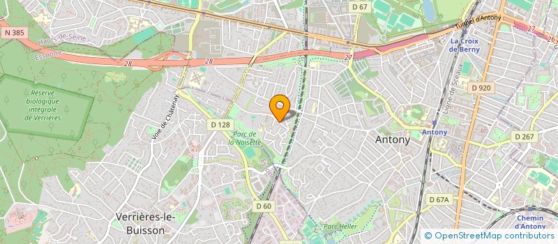 localisation de l'entreprise LAKAA à ANTONY