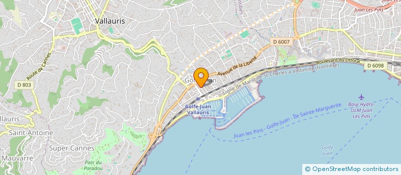 localisation de l'entreprise LAKABOSS  VALLAURIS