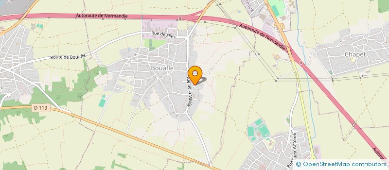 localisation de l'entreprise LAKADEMII  BOUAFLE