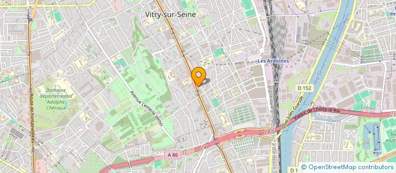 localisation de l'entreprise LAKANA  VITRY-SUR-SEINE