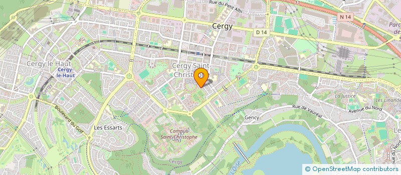 localisation de l'entreprise LAKAY  CERGY