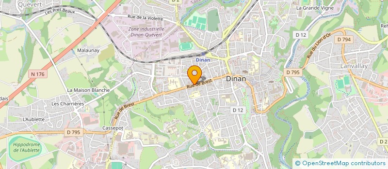 localisation de l'entreprise LAKAZ BURGER  DINAN