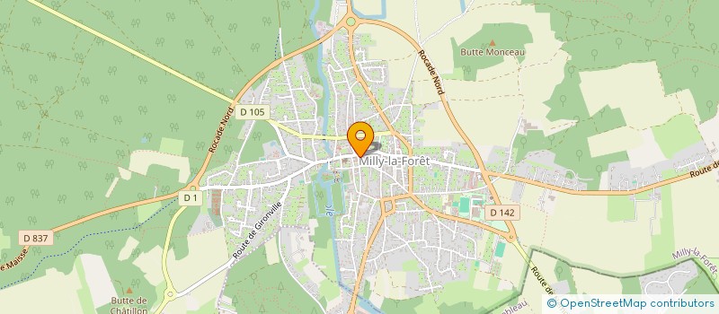 localisation de l'entreprise LAKDAR à MILLY-LA-FORET