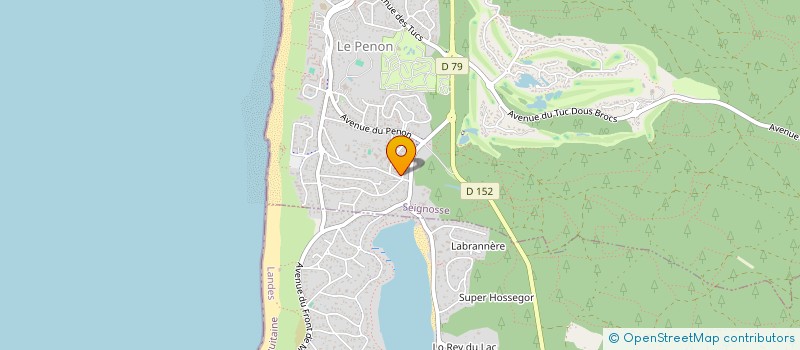 localisation de l'entreprise LAKE & SEA  SEIGNOSSE