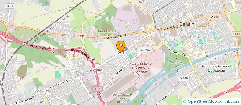 localisation de l'entreprise LAKHSSAS à DENAIN