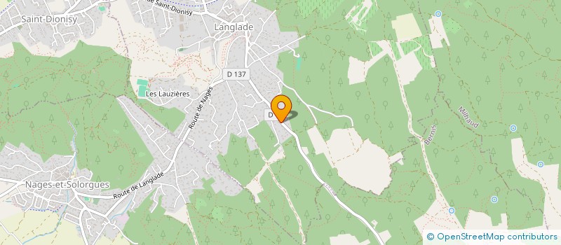 localisation de l'entreprise LAKI DEVELOPPEMENT  LANGLADE