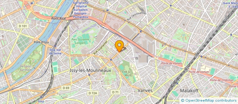 localisation de l'entreprise LAKIKO à ISSY-LES-MOULINEAUX