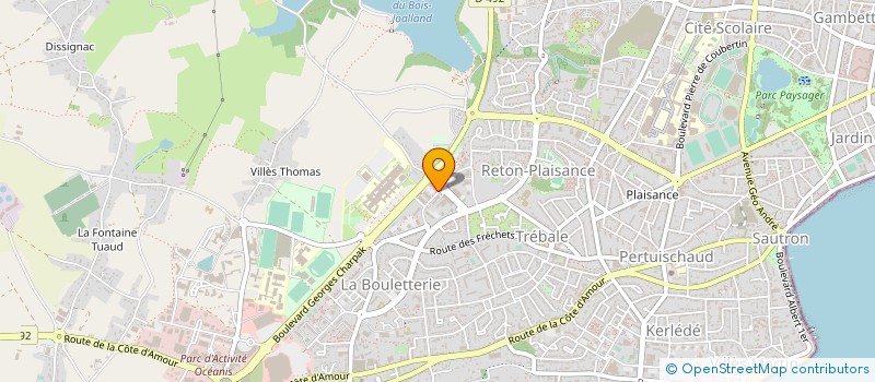 localisation de l'entreprise LAKKANE à SAINT-NAZAIRE