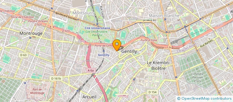 localisation de l'entreprise LAKLEAN à GENTILLY