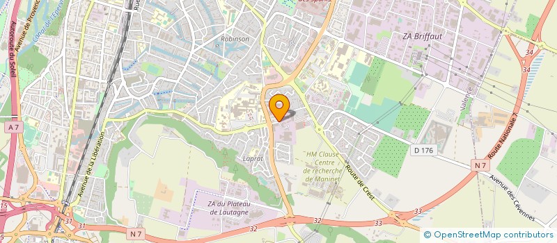 localisation de l'entreprise LAKMARC FINANCE  VALENCE