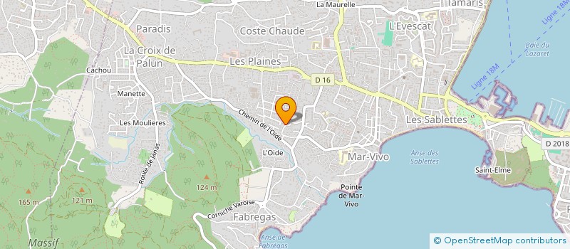 localisation de l'entreprise LAKO à LA SEYNE-SUR-MER