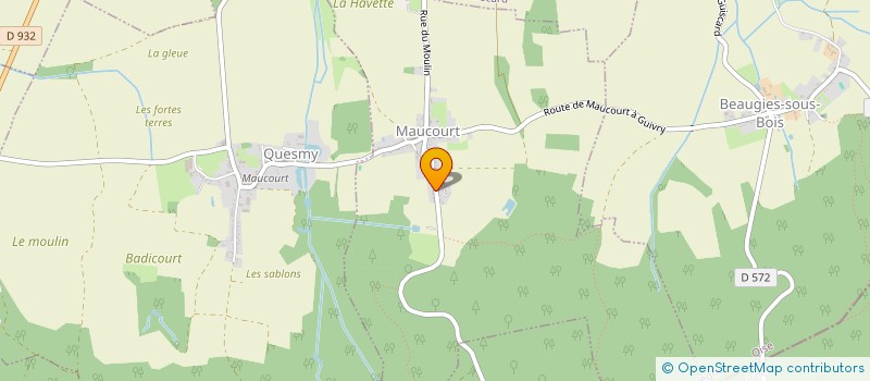 localisation de l'entreprise LAKOU KJIS 1837  MAUCOURT