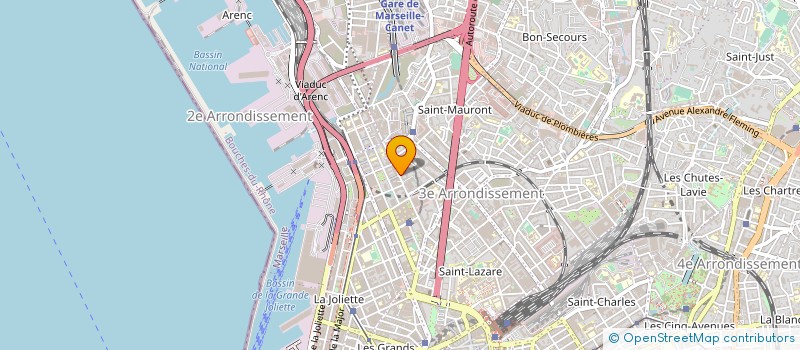 localisation de l'entreprise LAKRA à MARSEILLE