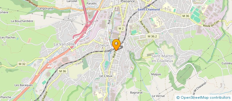 localisation de l'entreprise LAKSA IMMOBILIER  SAINT-CHAMOND