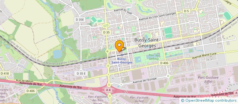 localisation de l'entreprise LAKSHMI à BUSSY-SAINT-GEORGES