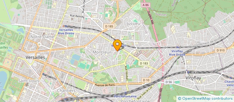 localisation de l'entreprise LAKSHMI à VERSAILLES
