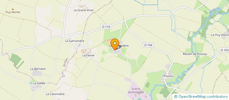 localisation de l'entreprise LAKSHMI  SECONDIGNE-SUR-BELLE