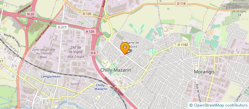 localisation de l'entreprise LAKSI'S EXOTIC  CHILLY-MAZARIN