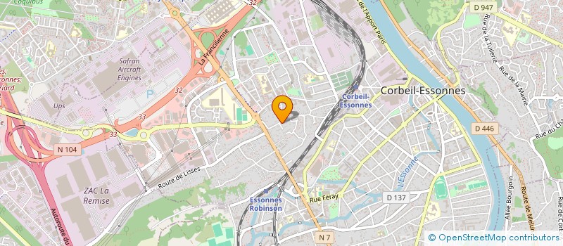 localisation de l'entreprise LAKSIMA à CORBEIL-ESSONNES