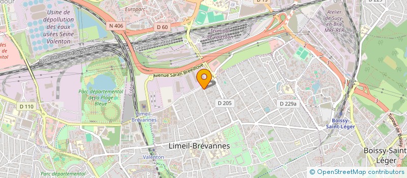localisation de l'entreprise LAKSSIMI SCI à LIMEIL-BREVANNES