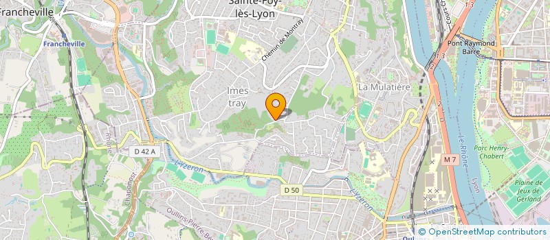 localisation de l'entreprise LAKULAKU  SAINTE-FOY-LES-LYON