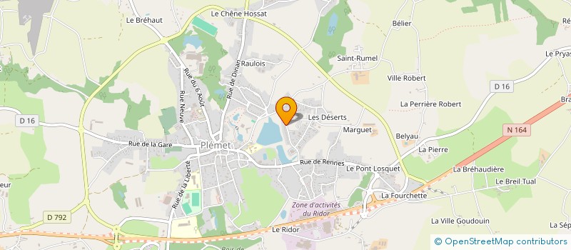 localisation de l'entreprise LAKYZ-WEAR  PLEMET