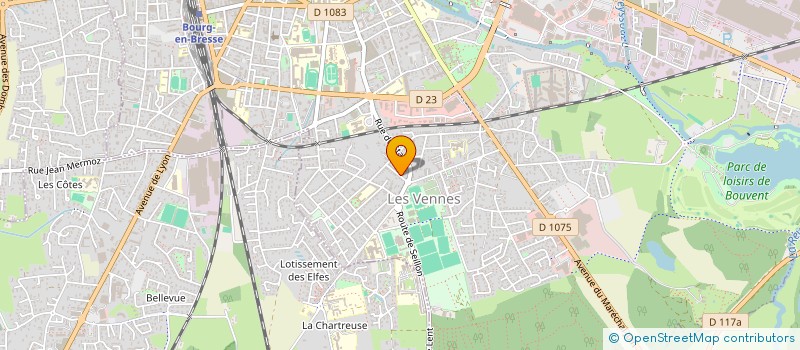 localisation de l'entreprise LAL à BOURG-EN-BRESSE