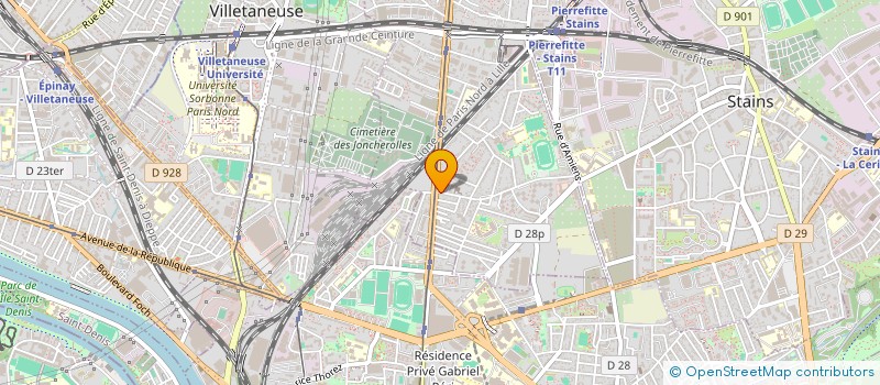 localisation de l'entreprise LAL BAT à PIERREFITTE-SUR-SEINE