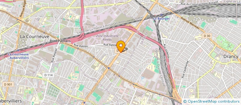 localisation de l'entreprise LALA à LA COURNEUVE