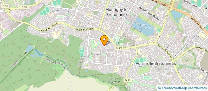 localisation de l'entreprise LALA & CO  MONTIGNY-LE-BRETONNEUX