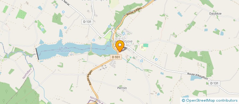 localisation de l'entreprise LALA RESSOURCES  LAMONTJOIE