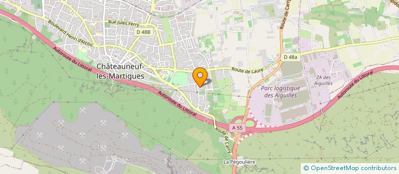 localisation de l'entreprise LALABEL  CHATEAUNEUF-LES-MARTIGUES