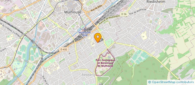 localisation de l'entreprise LALALA  MULHOUSE